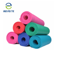 Fitness equipment thick natural rubber Latex Free yoga mat storage with private label AFT-YM001